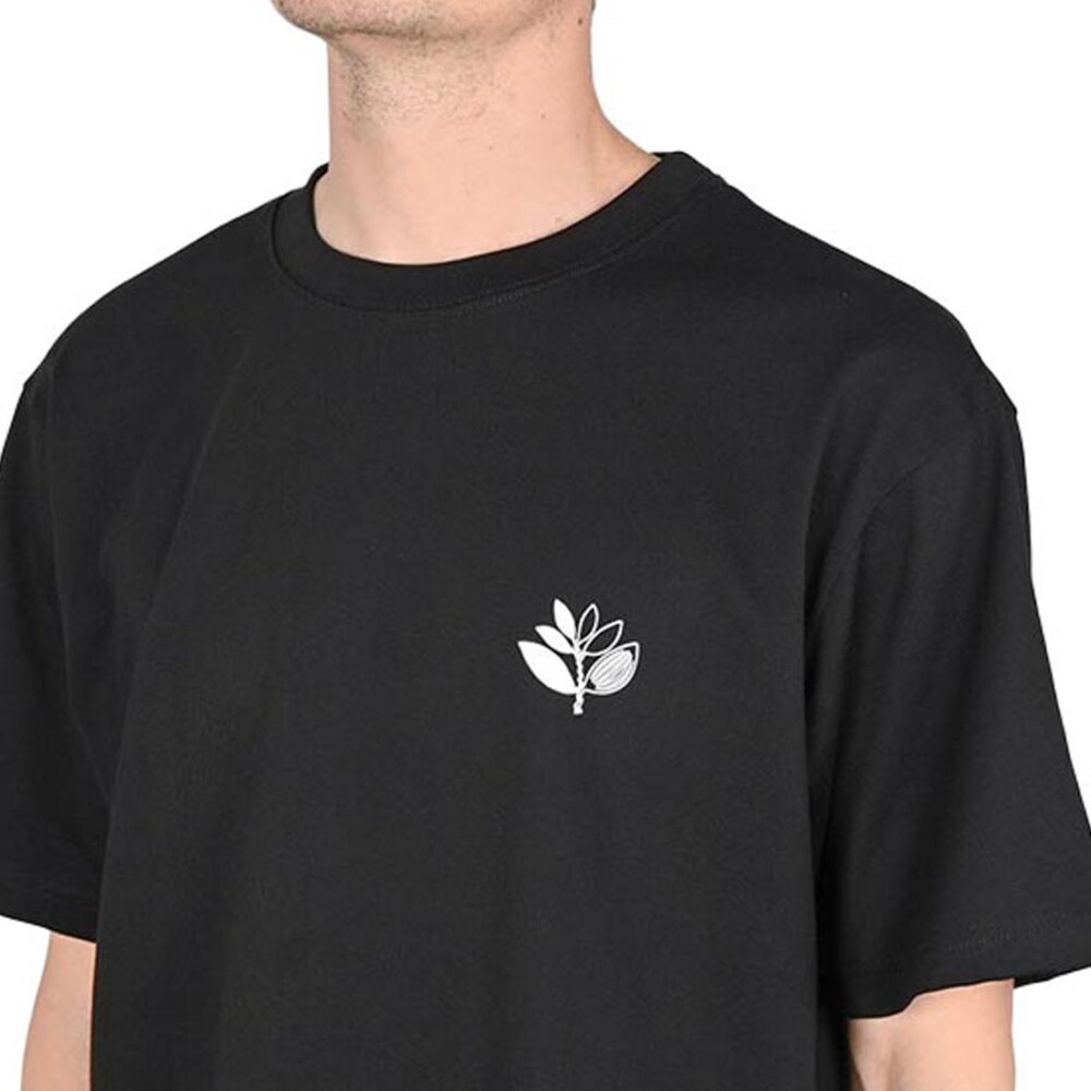 Magenta Yin Short-Sleeved T-Shirt - Black