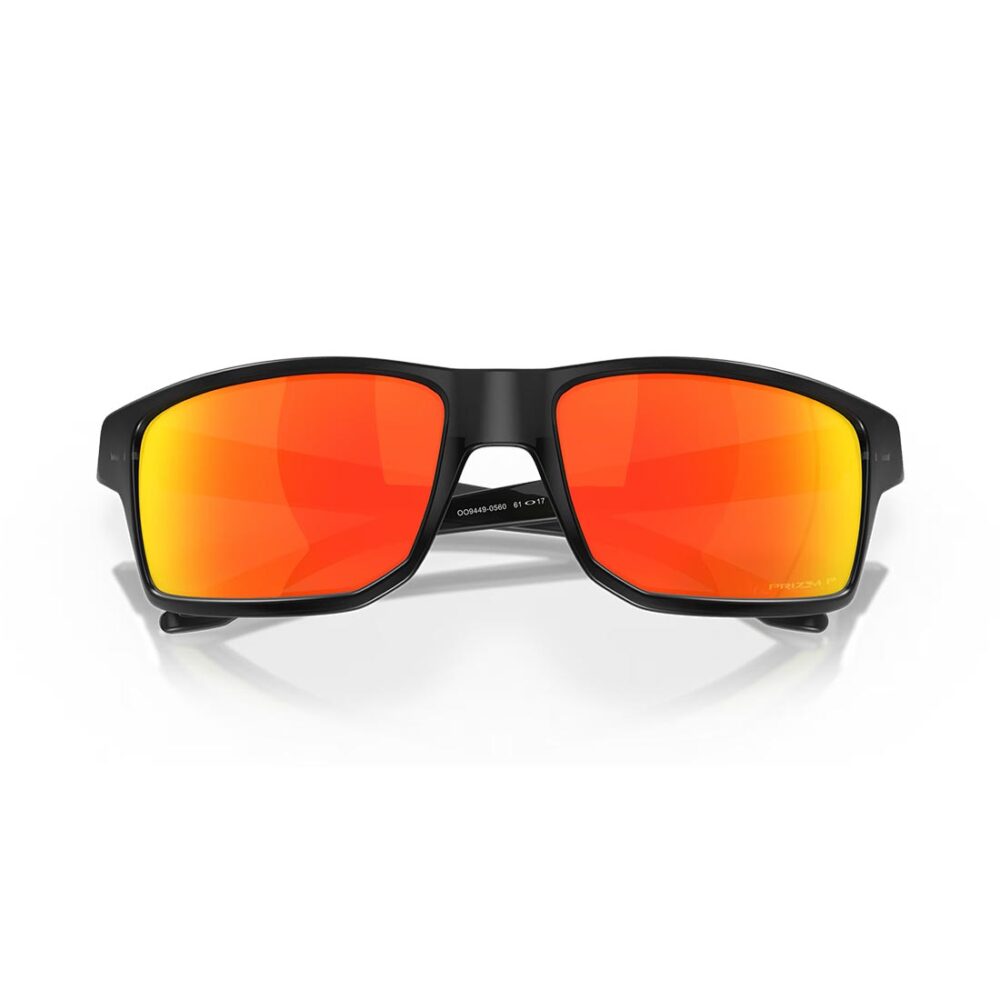Oakley Gibston Polarised Sunglasses - Ink Black/Prizm Ruby