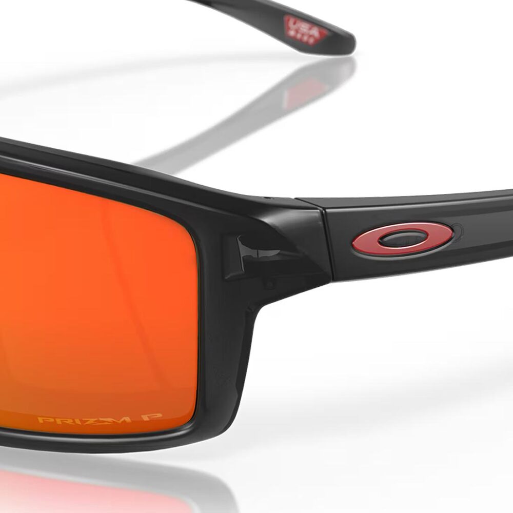 Oakley Gibston Polarised Sunglasses - Ink Black/Prizm Ruby