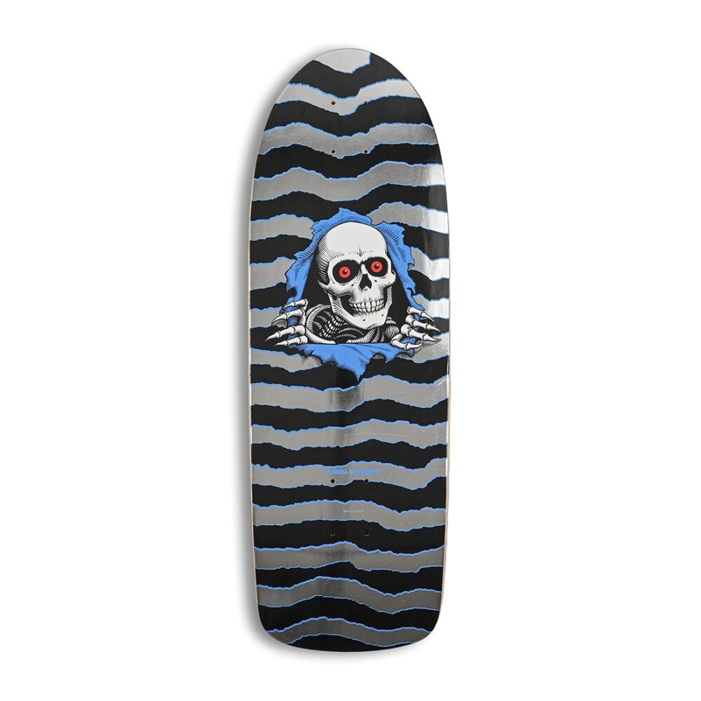Powell Peralta OG Ripper 10" Reissue Skateboard Deck - Silver Foil