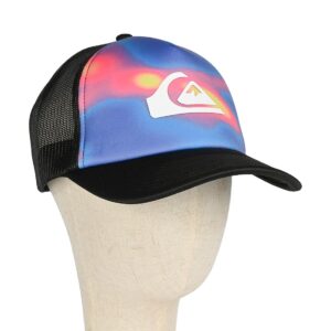 Quiksilver Classic Foam M&W Trucker Hat - Monaco Blue Holmes