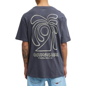 Quiksilver Curve Palm S/S T-Shirt - Iron Gate
