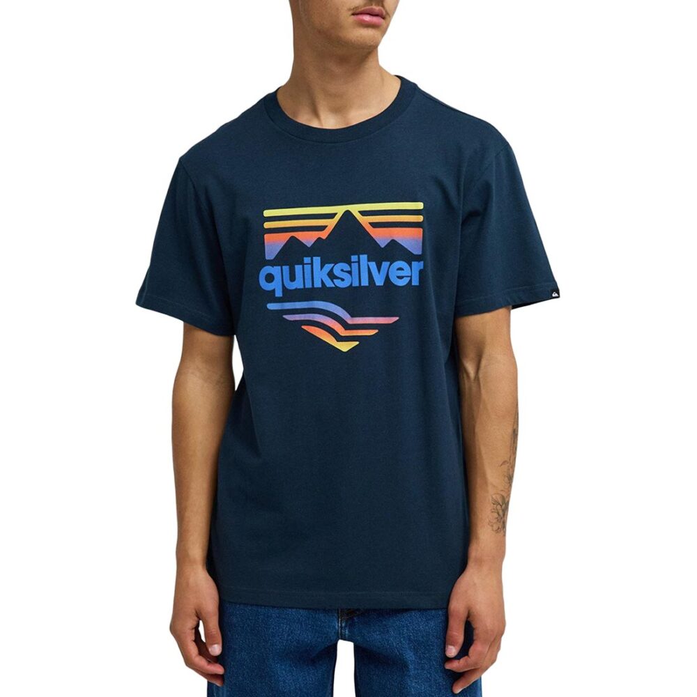 Quiksilver EV Horizon Fade S/S T-Shirt - Dark Navy