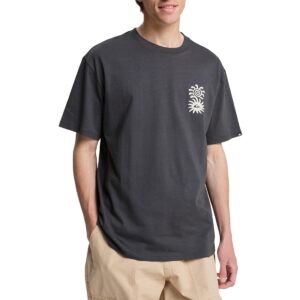 Quiksilver Evo Blossom Of Peace S/S T-Shirt - Tarmac