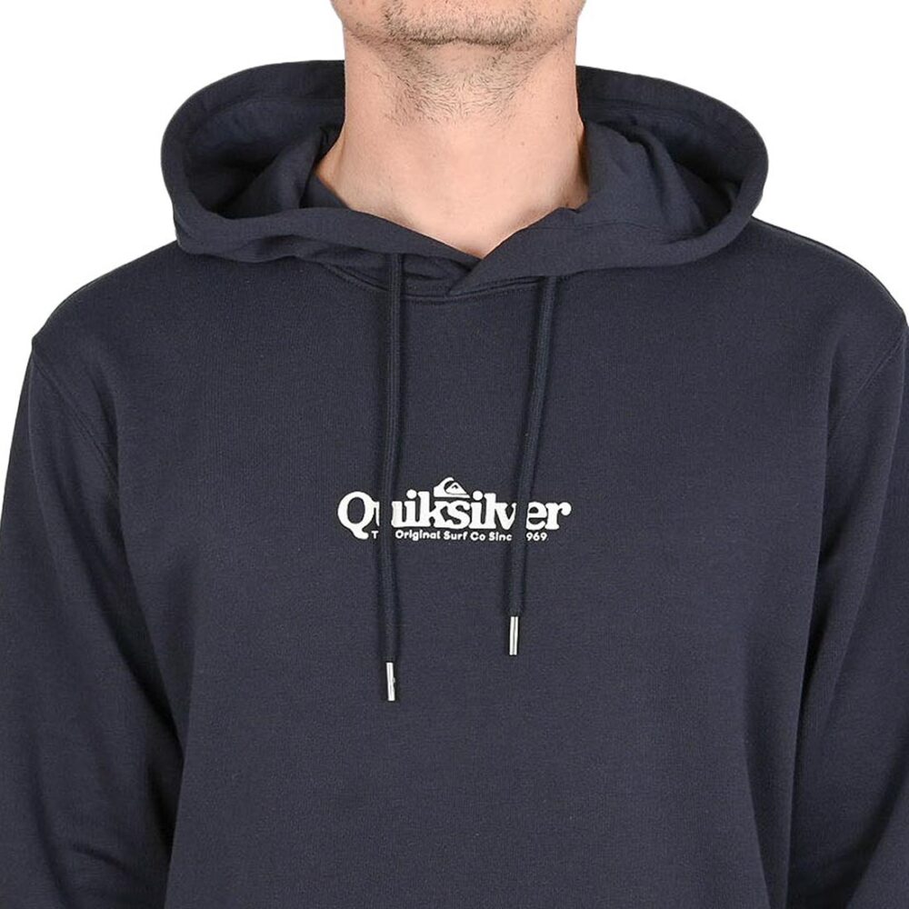 Quiksilver Fineline Pullover Hoodie - Dark Navy