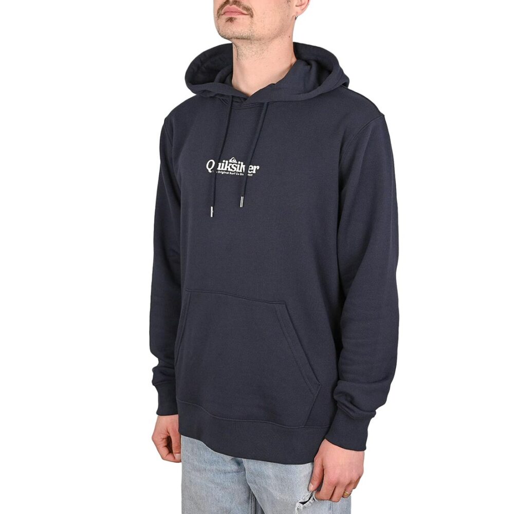 Quiksilver Fineline Pullover Hoodie - Dark Navy