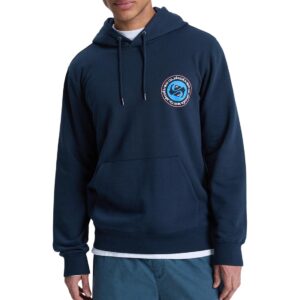 Quiksilver Graphic Pullover Hoodie - Dark Navy