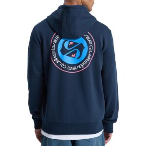 Quiksilver Graphic Pullover Hoodie - Dark Navy