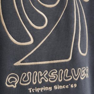 Quiksilver Salt Water Graphic Pullover Hoodie - Iron Gate