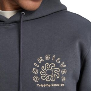 Quiksilver Salt Water Graphic Pullover Hoodie - Iron Gate