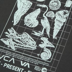 RVCA Crustaceous S/S T-Shirt - Pirate Black