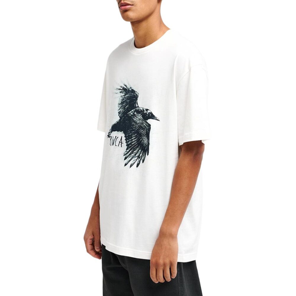 RVCA Horton Raven S/S T-Shirt - Antique White