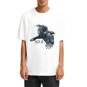 RVCA Horton Raven S/S T-Shirt - Antique White
