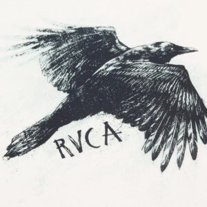 RVCA Horton Raven S/S T-Shirt - Antique White