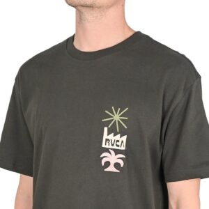 RVCA Mirage Short-Sleeved T-Shirt - Pirate Black