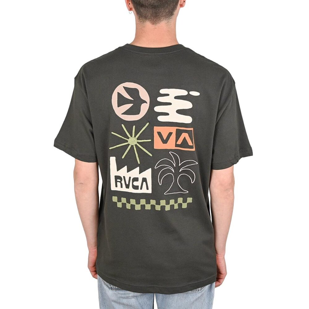 RVCA Mirage Short-Sleeved T-Shirt - Pirate Black