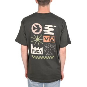 RVCA Mirage Short-Sleeved T-Shirt - Pirate Black
