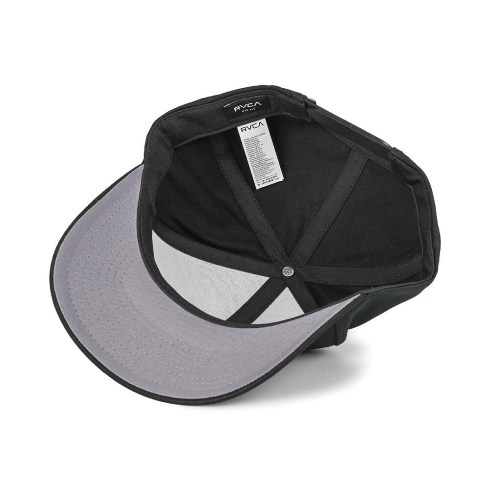 RVCA Platform Snapback Cap - Black