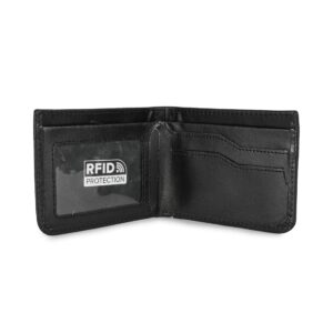 Rip Curl Heritage Diamond RFID Leather Wallet - Black