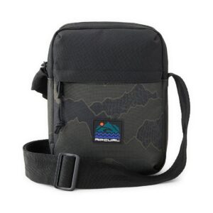 Rip Curl No Idea Pouch Search Crossbody Bag - Black/Olive Camo