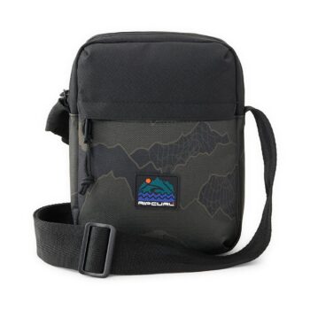 Rip Curl No Idea Pouch Search Crossbody Bag - Black/Olive Camo