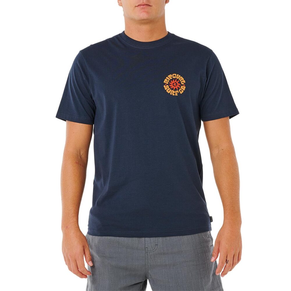 Rip Curl Pacific Rinse Circle S/S T-Shirt - Dark Navy