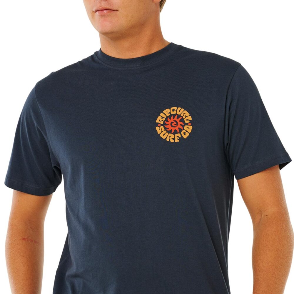 Rip Curl Pacific Rinse Circle S/S T-Shirt - Dark Navy