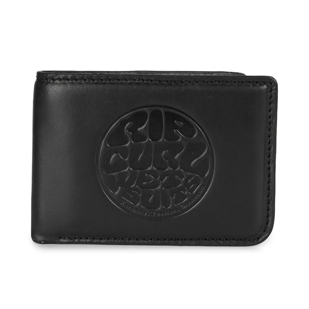 Rip Curl Premium Surf Slim RFID Leather Wallet - Black