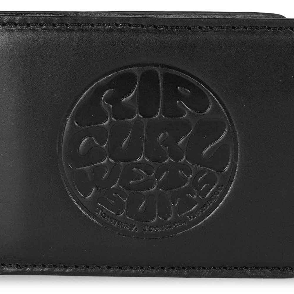 Rip Curl Premium Surf Slim RFID Leather Wallet - Black