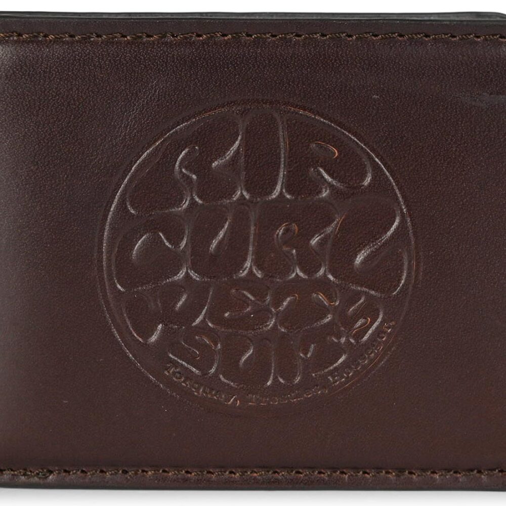 Rip Curl Premium Surf Slim RFID Leather Wallet - Brown