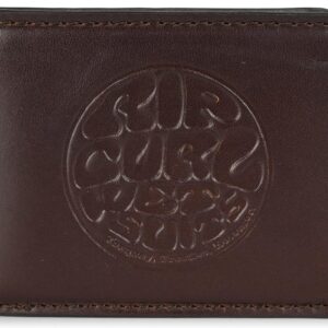 Rip Curl Premium Surf Slim RFID Leather Wallet - Brown