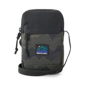 Rip Curl Slim Pouch Search Crossbody Bag - Black/Olive Camo