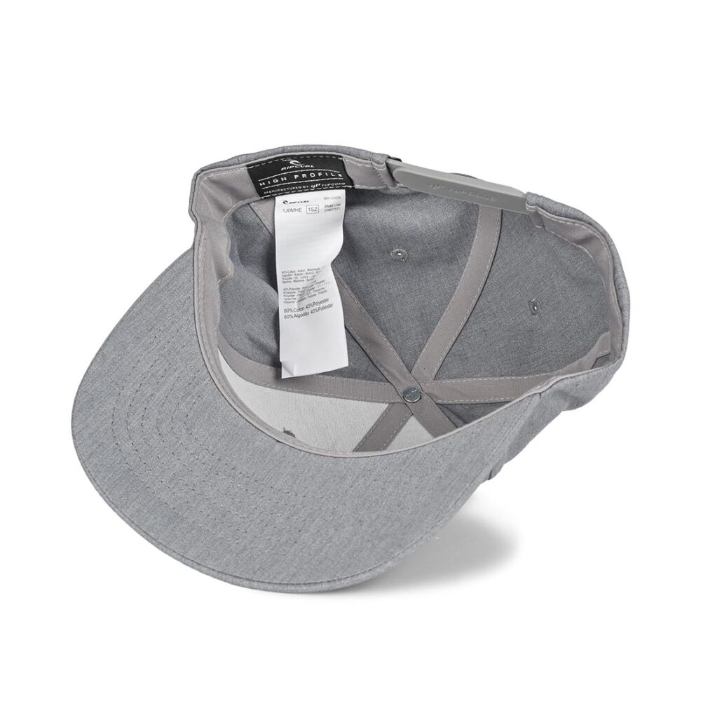 Rip Curl Stapler Snapback Cap - Grey Heather