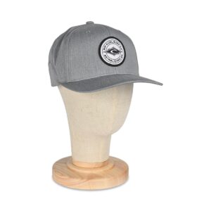 Rip Curl Stapler Snapback Cap - Grey Heather