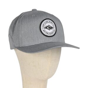 Rip Curl Stapler Snapback Cap - Grey Heather