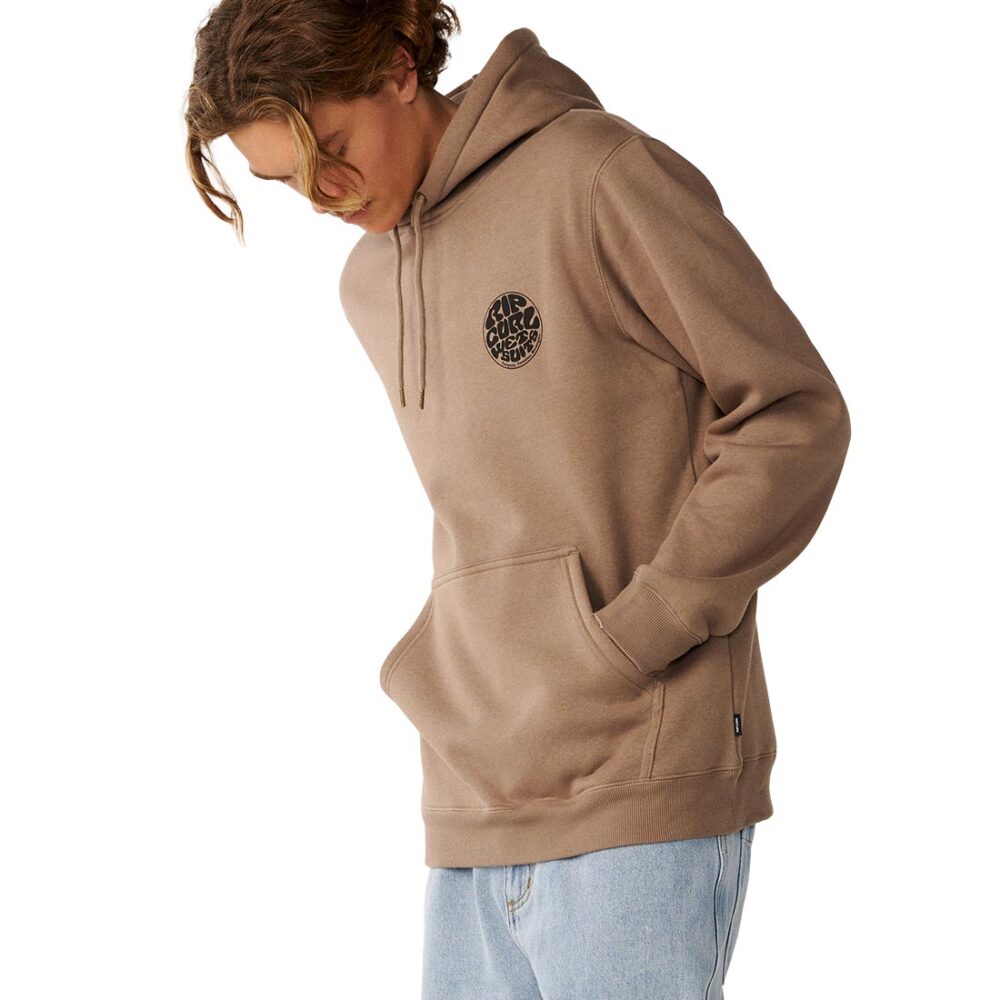 Rip Curl Wetsuit Icon Pullover Hoodie - Walnut
