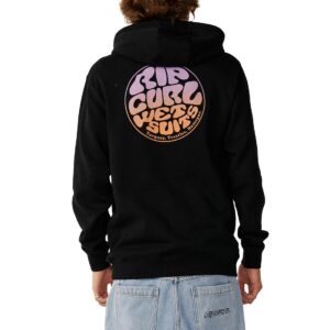 Rip Curl Wettie Passage Icon Zip Hoodie - Black