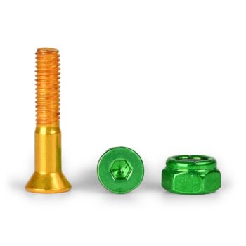 Shake Junt Bag O'Bolts Allen Skateboard Truck Bolts - Yellow/Green