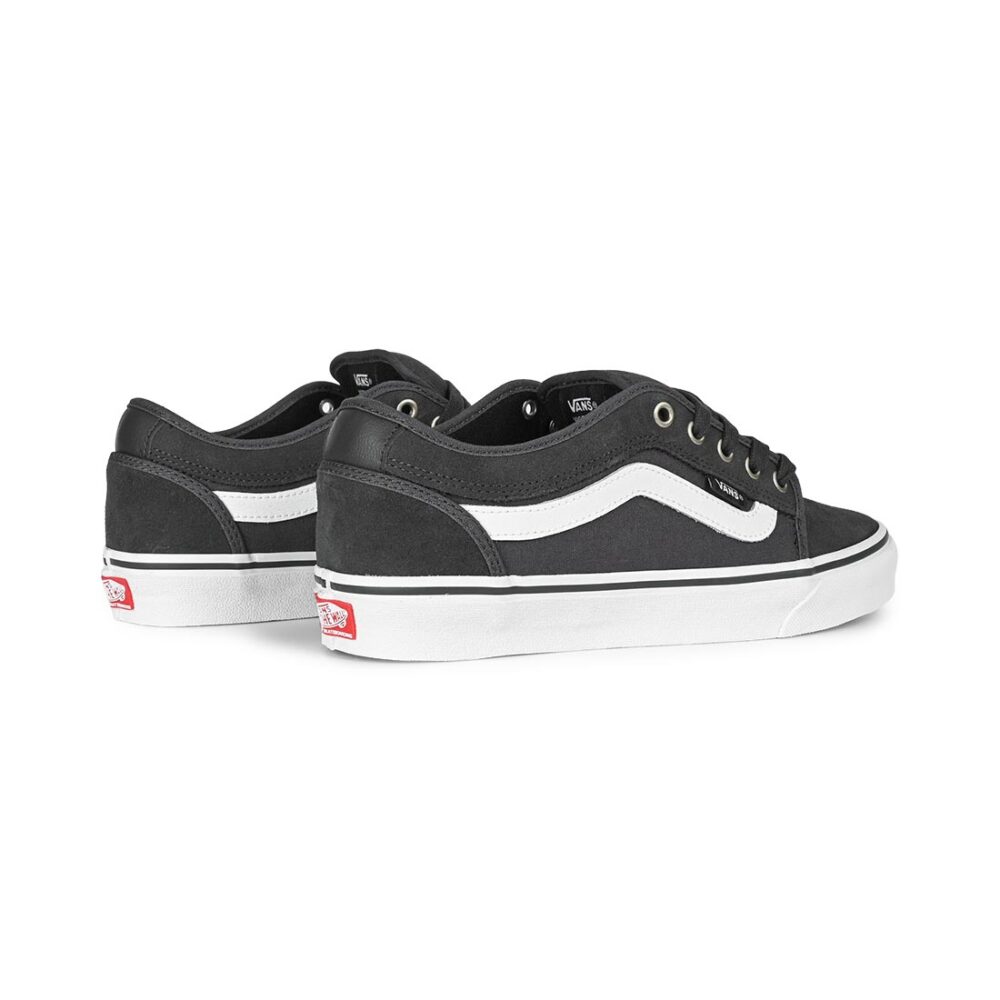 Vans Chukka Low Sidestripe Skate Shoes - Charcoal/White