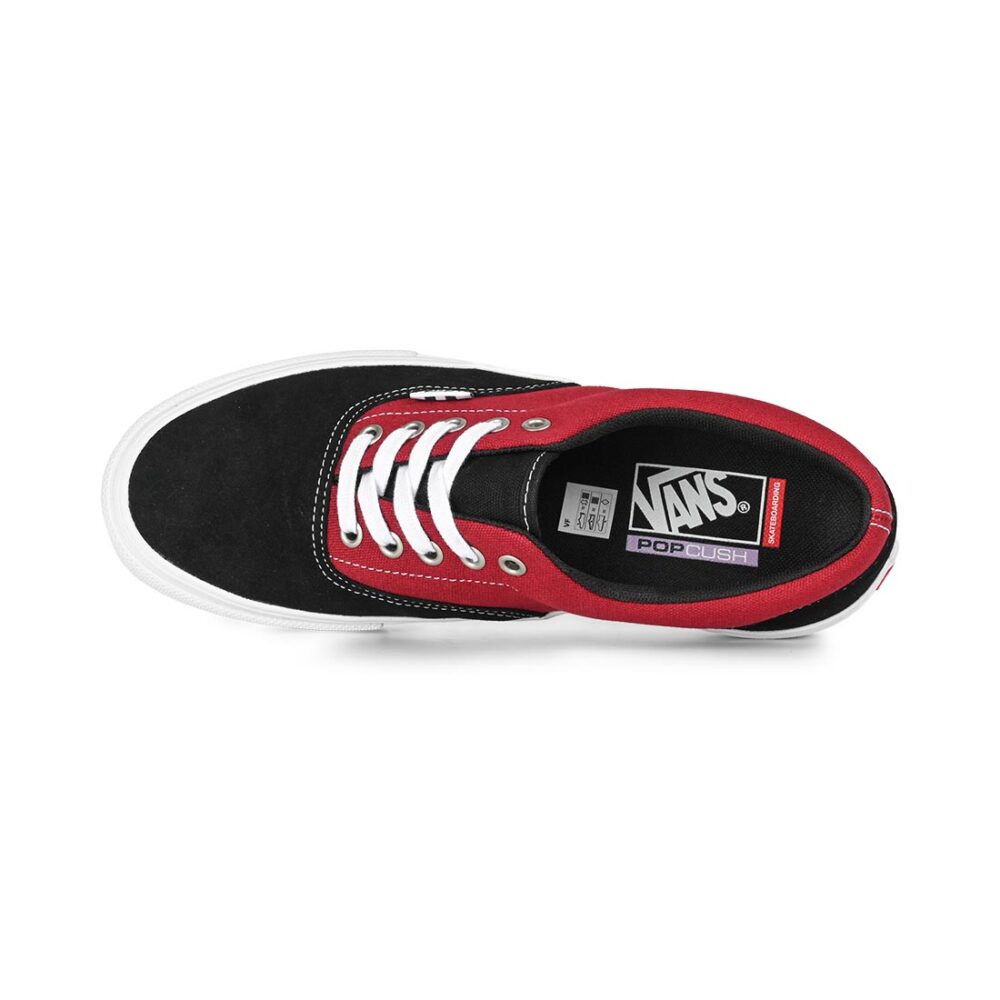 Vans Era Pro Skate Shoes - Black/Dark Red