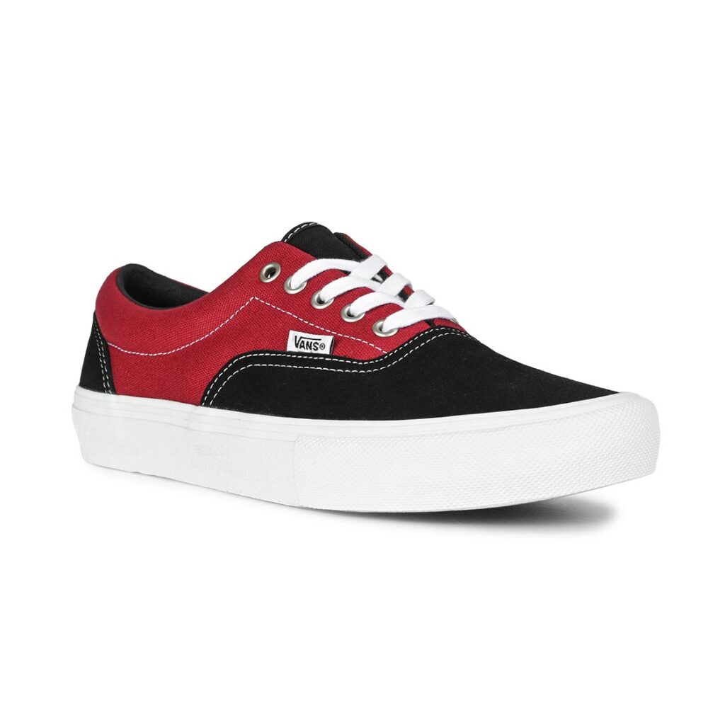 Vans Era Pro Skate Shoes - Black/Dark Red