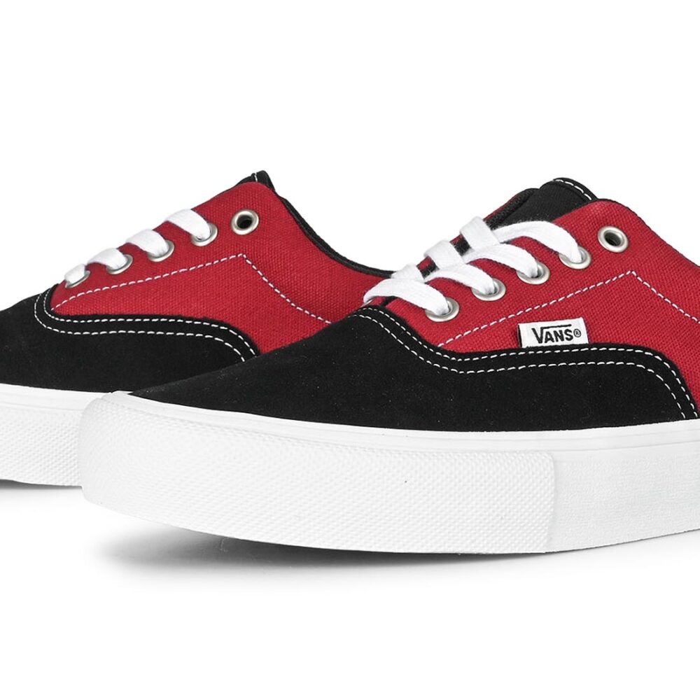 Vans Era Pro Skate Shoes - Black/Dark Red