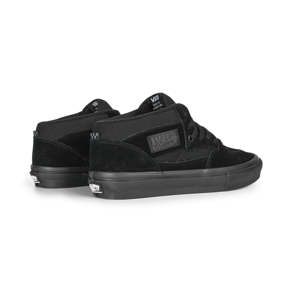 Vans Half Cab Pro Skate Shoes - Black/Black