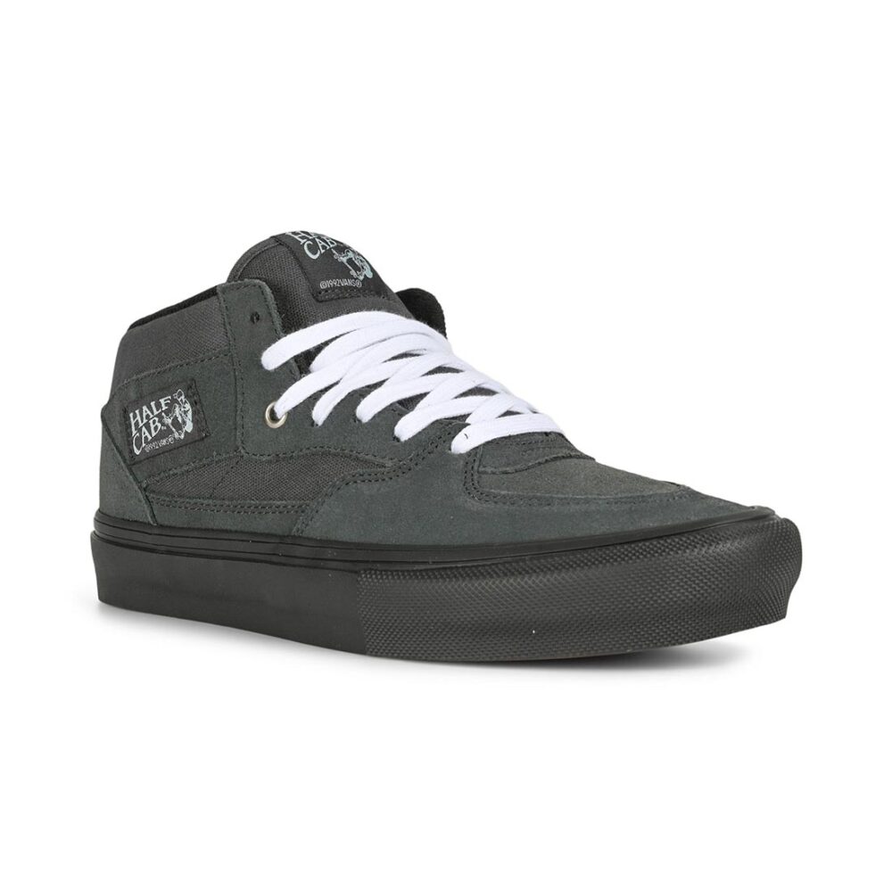 Vans Half Cab Skate Shoes - Charcoal Grey/Black