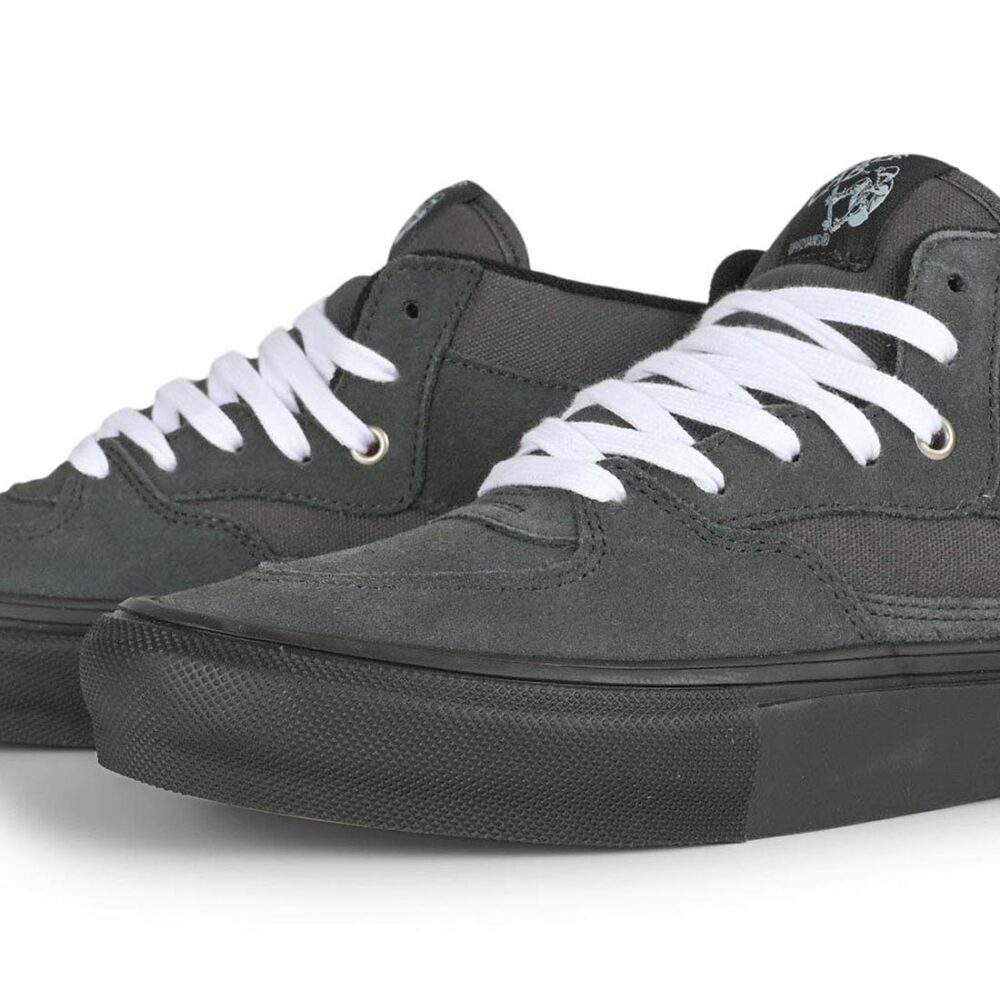 Vans Half Cab Skate Shoes - Charcoal Grey/Black