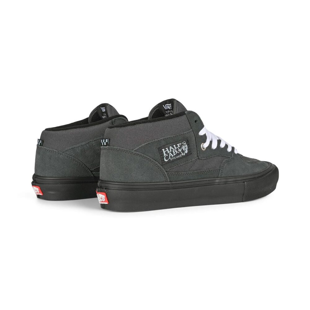 Vans Half Cab Skate Shoes - Charcoal Grey/Black