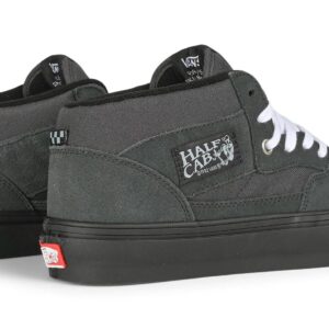Vans Half Cab Skate Shoes - Charcoal Grey/Black