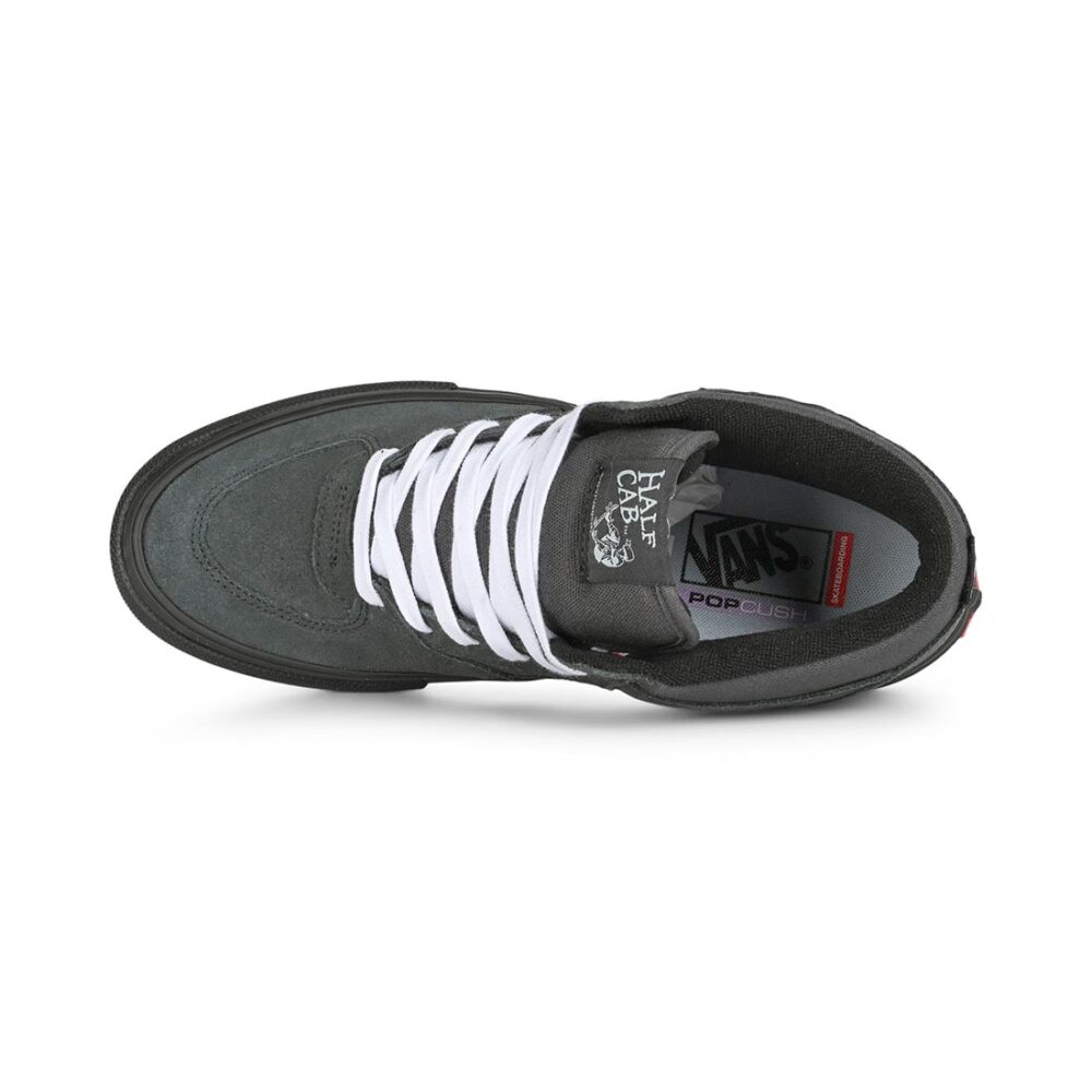 Vans Half Cab Skate Shoes - Charcoal Grey/Black