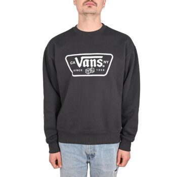 Vans Knu Patch Crew Sweater - Black