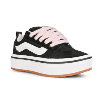 Vans Knu Skool Stacklite Girls Skate Shoes - Black/Pink